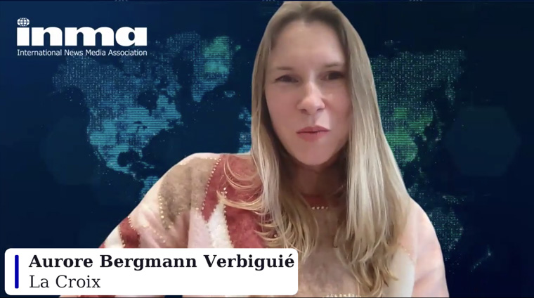 La Croix Chief Product Officer Aurore Bergmann Verbiguié shared the transformation process with INMA members.